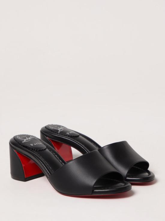 25SS 크리스챤 루부탱 뮬/슬리퍼 1250669 B439 Black - CHRISTIAN LOUBOUTIN