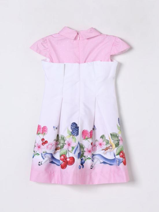 25FW [키즈] 모나리자 원피스 11E9205669 9990 White 1 - MONNALISA