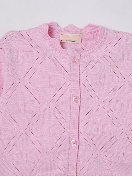 25SS [키즈] 엘리자베타프랜치 풀오버 EGMA037FL060 C035 Pink - ELISABETTA FRANCHI