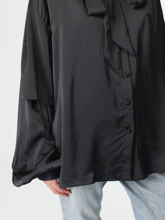 25FW 발렌시아가 셔츠 814139TKN01 1000 Black - BALENCIAGA