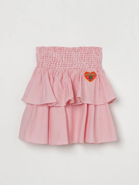 25FW [키즈] 겐조 스커트 K60996 997 Red - KENZO