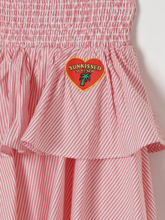 25FW [키즈] 겐조 스커트 K60996 997 Red - KENZO