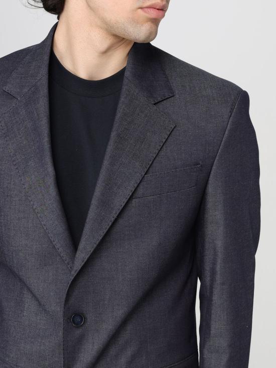 25SS 칼라거펠트 수트 자켓 KM155106 606 Denim - KARL LAGERFELD