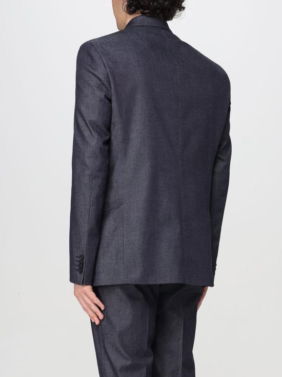 25SS 칼라거펠트 수트 자켓 KM155106 606 Denim - KARL LAGERFELD