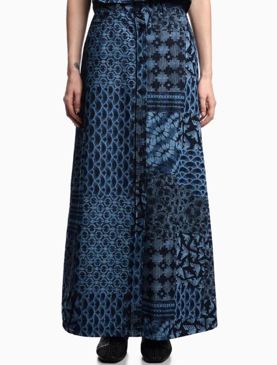 25SS 엠포리오 아르마니 숏 스커트 EW000756AF12438FB057 FANCY BLUE - EMPORIO ARMANI