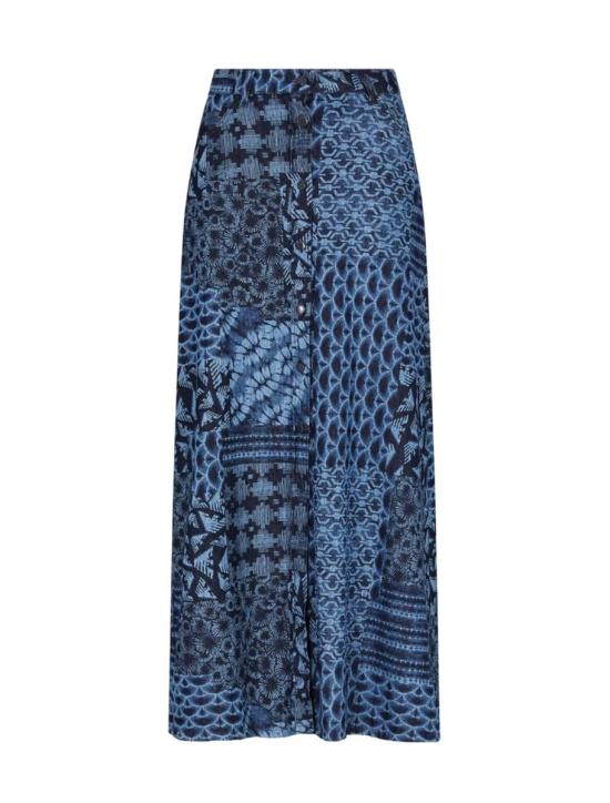 25SS 엠포리오 아르마니 숏 스커트 EW000756AF12438FB057 FANCY BLUE