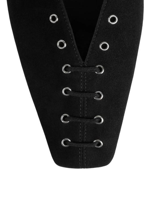 25SS 토템 플랫 슈즈 92474 252WAS0230LE0012 91021 Black - TOTEME