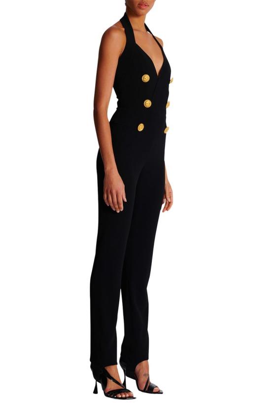 24FW 발망 점프수트 DF1PW145VB00 0PA Black - BALMAIN