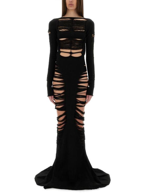 25SS 릭 오웬스 롱 원피스 RO01E7614 KGRIDM09 Black