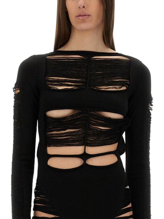 25SS 릭 오웬스 롱 원피스 RO01E7614 KGRIDM09 Black - RICK OWENS