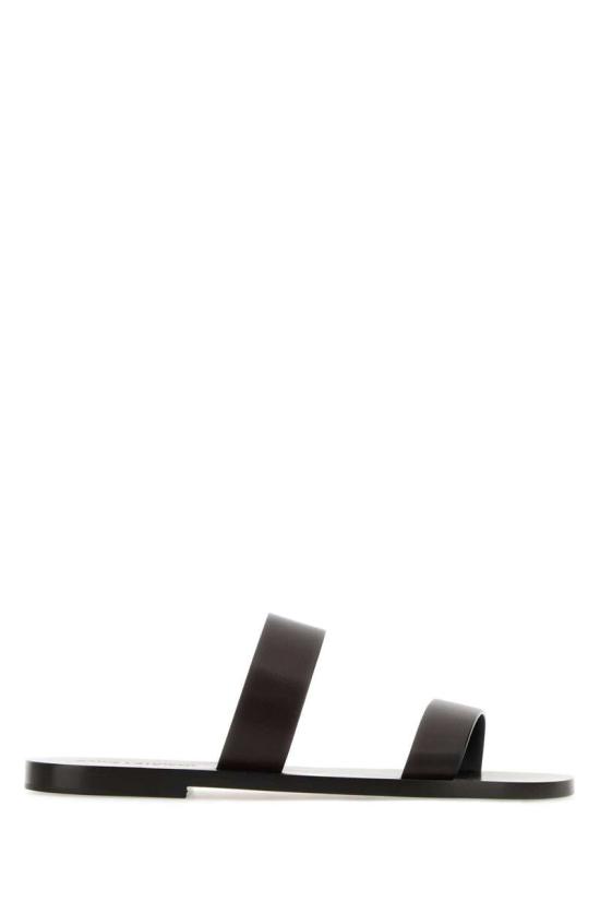  생로랑 샌들 776917DWE00 2023 BROWN