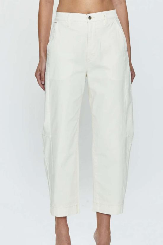  피스톨라 크롭 팬츠 엘리 팬츠 에그쉘 - PISTOLA