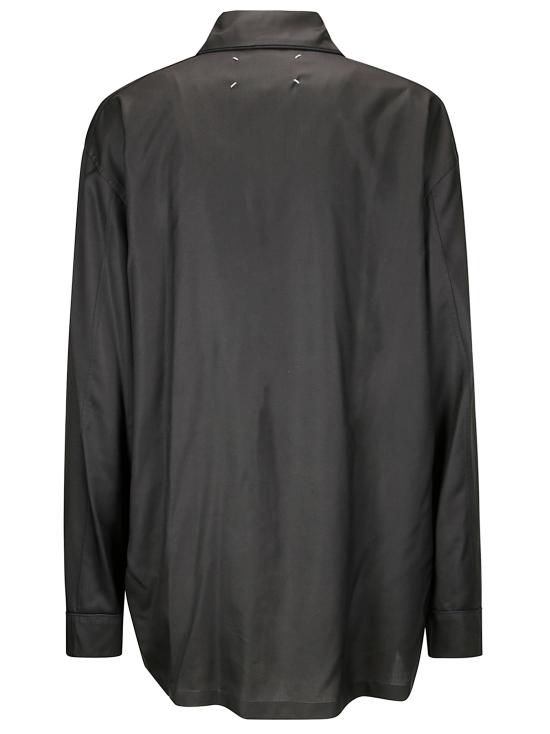 24FW 마르지엘라 셔츠 SI1DL0005S60345 900 White Blue Stripes - MAISON MARGIELA