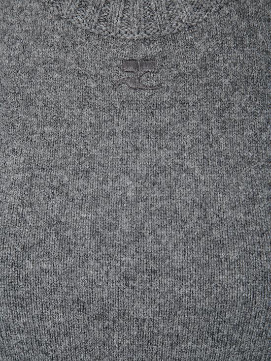 24FW 쿠레쥬 롱 원피스 324MRO467FI0062 9001 GRIS CHINE - COURREGES