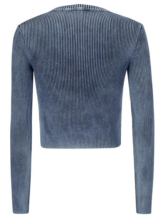 26SS 디젤 긴팔 티셔츠 A148100ANAH 8AT BLUE - DIESEL