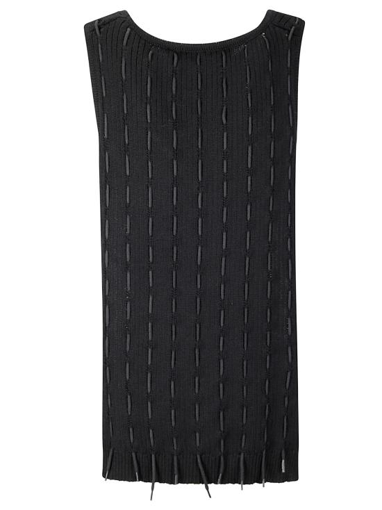  인스티튜션 민소매 티셔츠 I01K07 BLACK - INSTITUTION