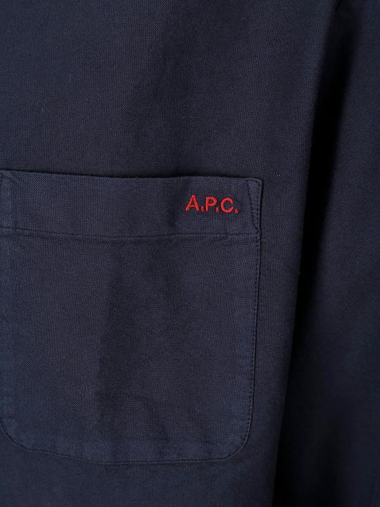 26SS 아페쎄 긴팔 셔츠 COHAHH12599 IAK DARK NAVY - A.P.C.