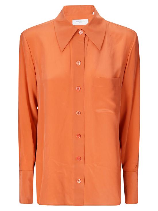 24FW 이큅먼트 블라우스 T4977FQ23 CHILI