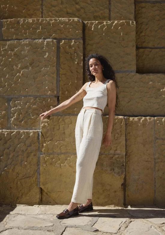  First Rite 스트레이트 팬츠 첫 번째 의식 루카 트라우저 솔트 - OTHER BRANDS