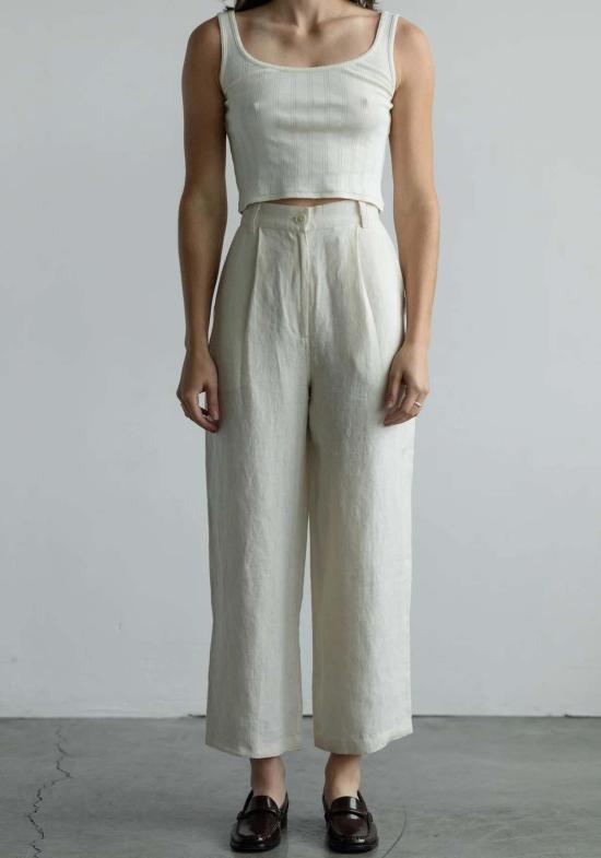  First Rite 스트레이트 팬츠 첫 번째 의식 루카 트라우저 솔트 - OTHER BRANDS