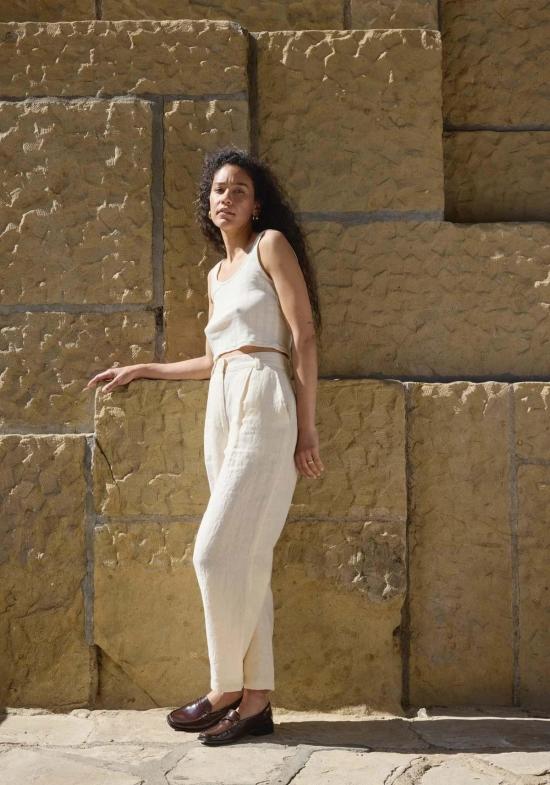  First Rite 스트레이트 팬츠 첫 번째 의식 루카 트라우저 솔트 - OTHER BRANDS