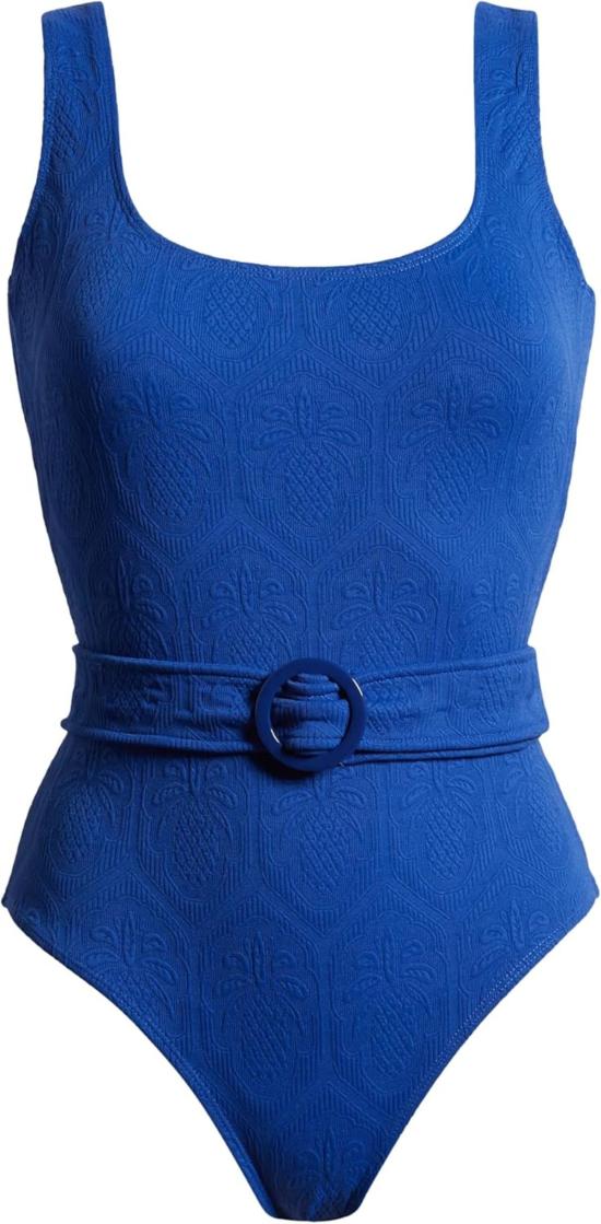  팜 리오 원피스 수영복 블루 파인애플 마틀라세