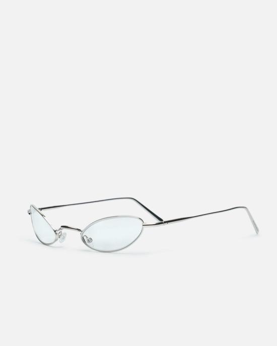  아크네 스튜디오 선글라스 메탈 프레임 모프  투명/실버 - ACNE STUDIOS