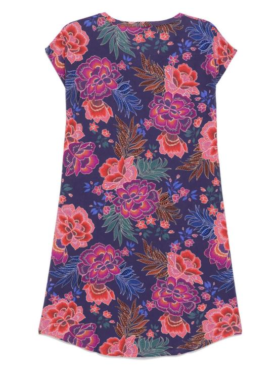  조니 와스 숏 원피스 조니 워즈 브리짓 캡 슬리브 드레스 에타스 가든 - JOHNNY WAS