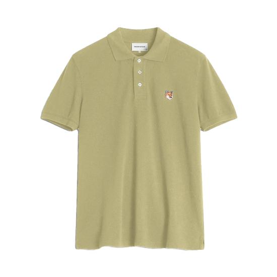  메종키츠네 폭스헤드 패치 폴로 티셔츠 LM00208KJ7002P357 CANVAS DOM