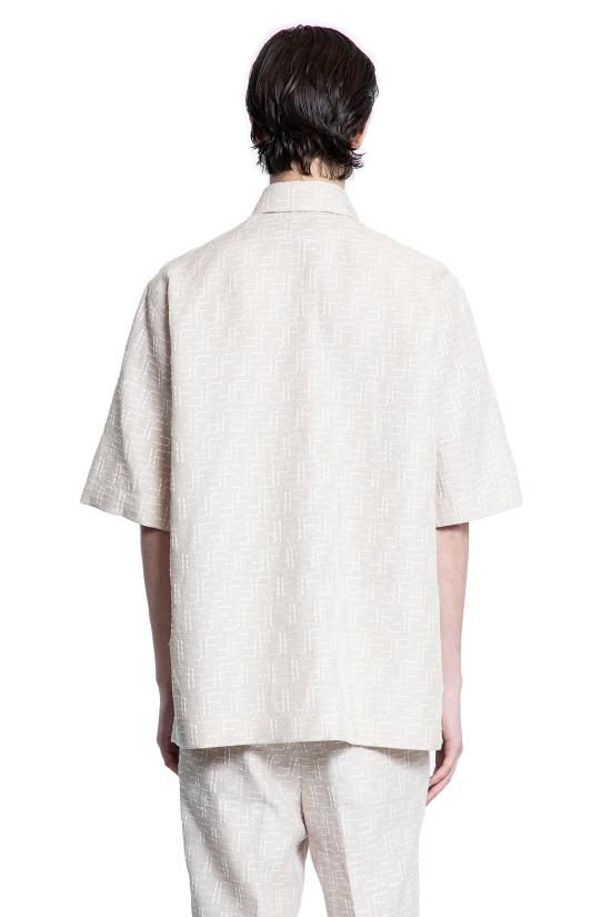 25SS 펜디 긴팔 티셔츠 FS1317AU6YF0B9Y BEIGE DOM - FENDI