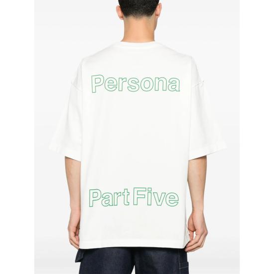  메종 미하라 야스히로 반팔 티셔츠 J14TS772 WHITE DOM - MAISON MIHARA YASUHIRO