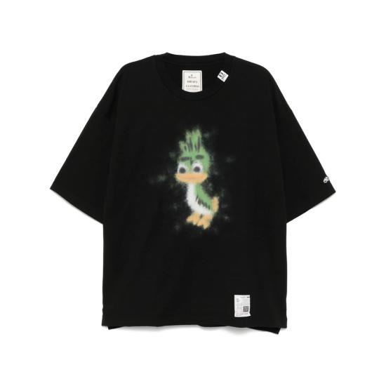  메종 미하라 야스히로 반팔 티셔츠 J14TS772 BLACK WHITE DOM