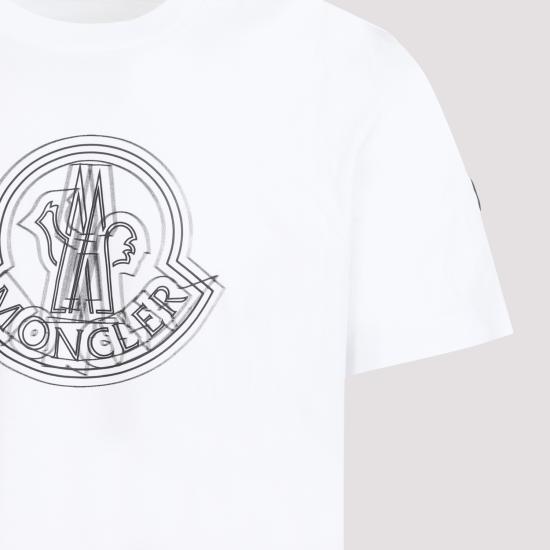25SS 몽클레어 반팔 티셔츠 8C0002889A17001 WHITE DOM - MONCLER