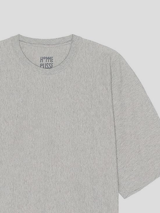 25SS 옴므 플리세 이세이 미야케 반팔 티셔츠 HP56JK31012 GRAY DOM - HOMME PLISSE' ISSEY MIYAKE