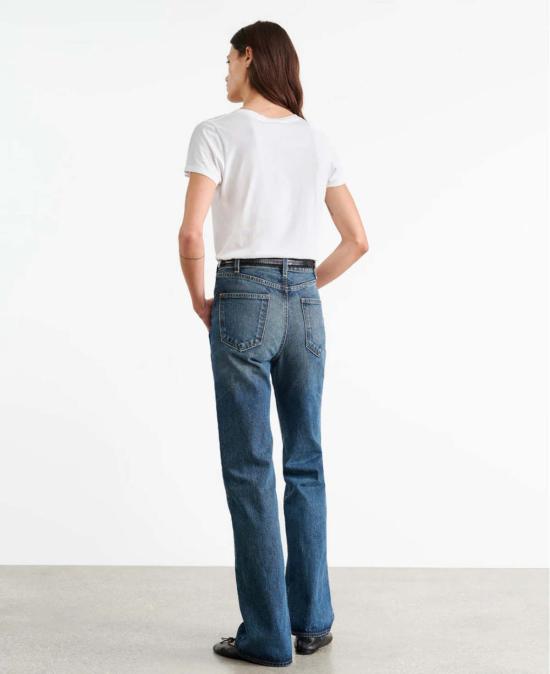  닐리로탄 반팔 티셔츠 Nili Lotan Carol V 넥 티셔츠 화이트 - NILI LOTAN