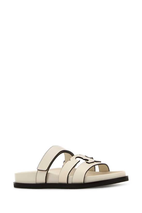 25FW 토리버치 뮬/슬리퍼 161636 104 White - TORY BURCH