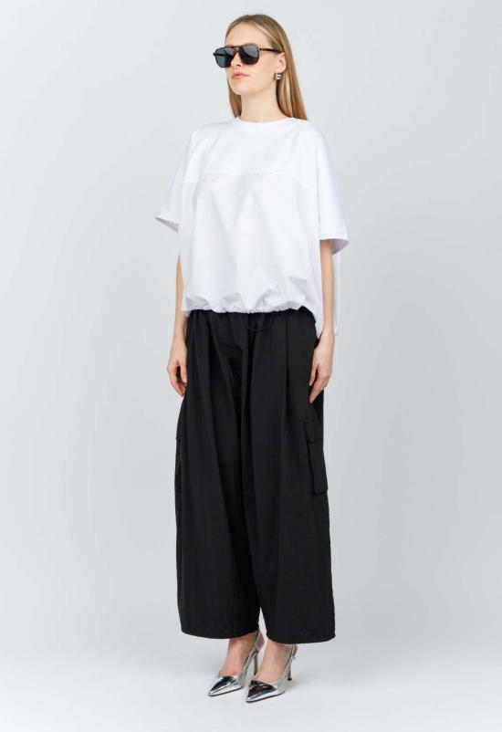  더 엔케이씨 스토어 스트레이트 팬츠 NKC 낙하산 바지 블랙 - THE NKC STORE