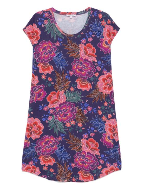  조니 와스 숏 원피스 조니 워즈 브리짓 캡 슬리브 드레스 에타스 가든