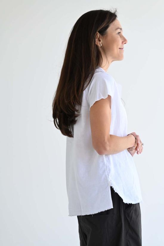  에이치플러스 하노 베셀 셔츠 H+ 한노 베셀 클레리아 셔츠 화이트 - H+ HANNOH WESSEL