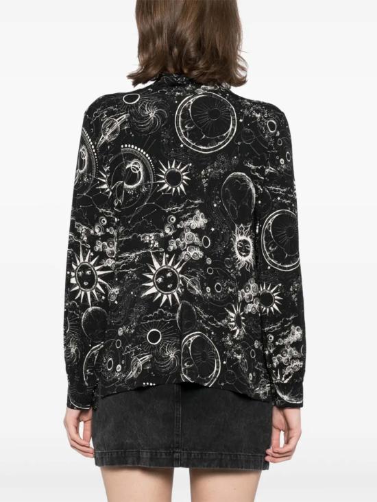  조니 와스 블라우스 조니 워즈 더 제니 퍼프 슬리브 모크넥 탑 미나 - JOHNNY WAS