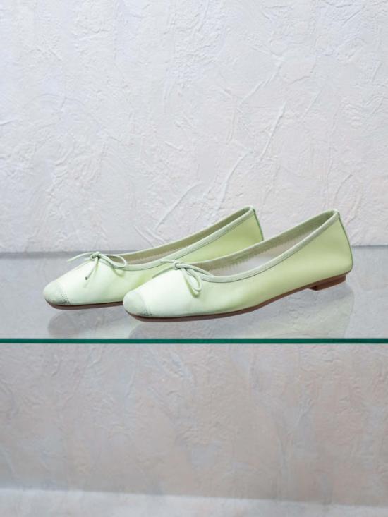  하이 플랫 슈즈 X 레퀸스 하모니 발레리나 라이트 그린