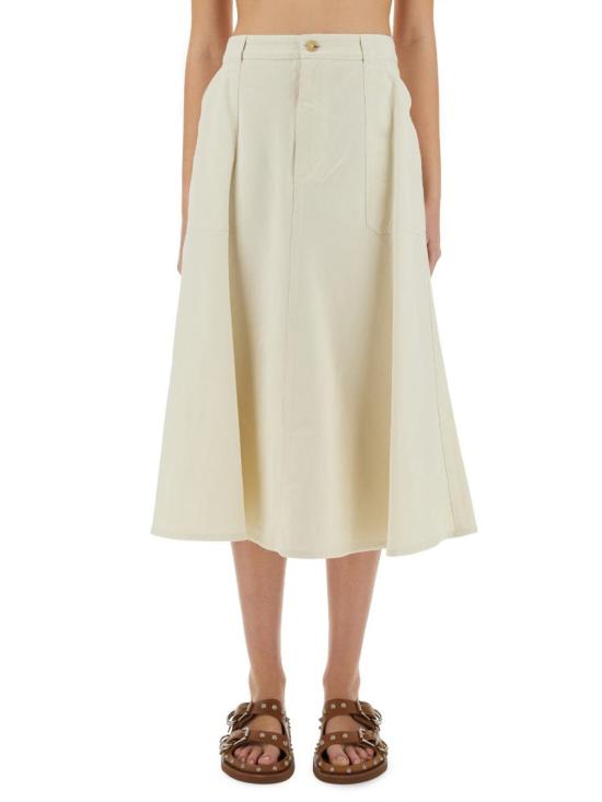 25SS 아페쎄 숏 스커트 COGBJ F06410 AAC WHITE