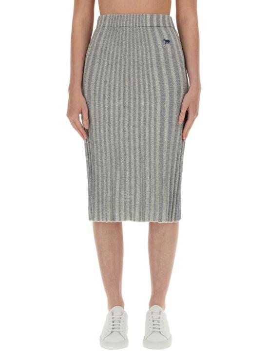  메종키츠네 미디 스커트 MW01510KT1104 P476 GREY