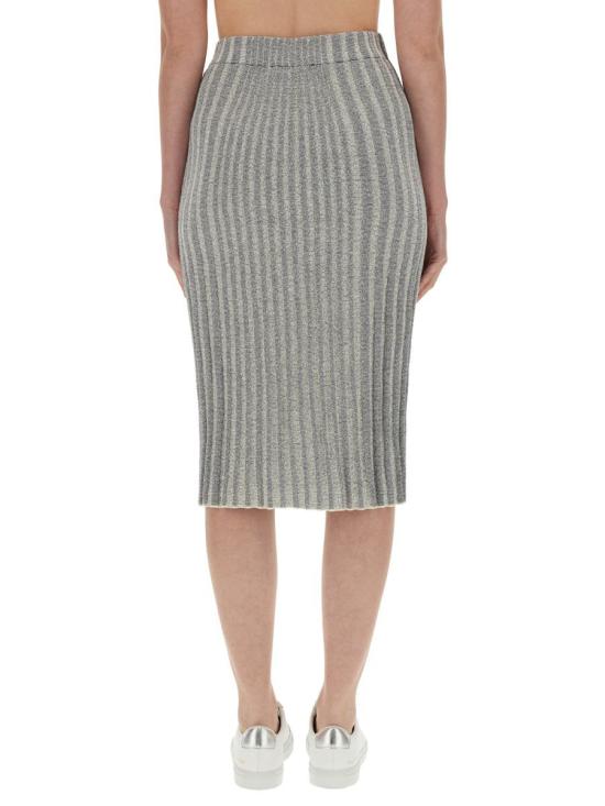  메종키츠네 미디 스커트 MW01510KT1104 P476 GREY - MAISON KITSUNE