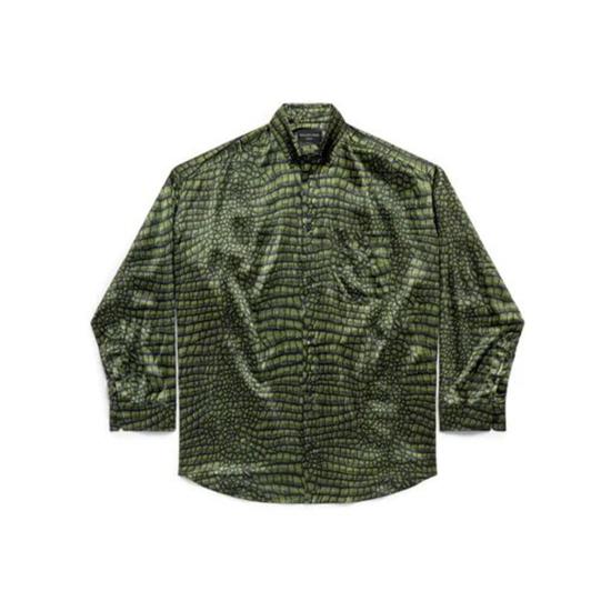25SS 발렌시아가 블라우스 814121TRLC7 3001 GREEN