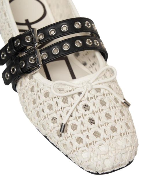 25SS 로퍼 플랫 슈즈 ANNA BIANCO BIANCO WHITE - LOAFER BALLERINE