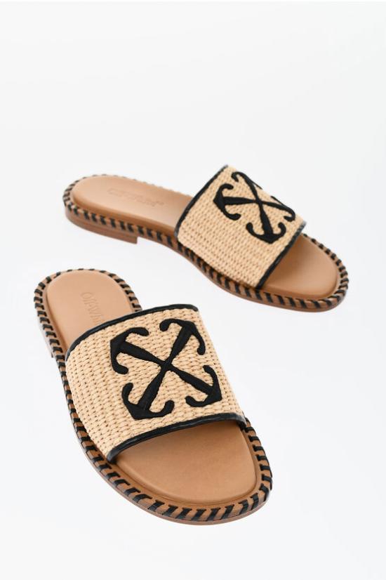  오프화이트 샌들 OWIC018S24MAT0016110 Beige