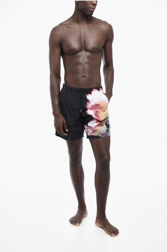  알렉산더 맥퀸 스윔팬츠 751061 4419Q 1088 Black - ALEXANDER MCQUEEN