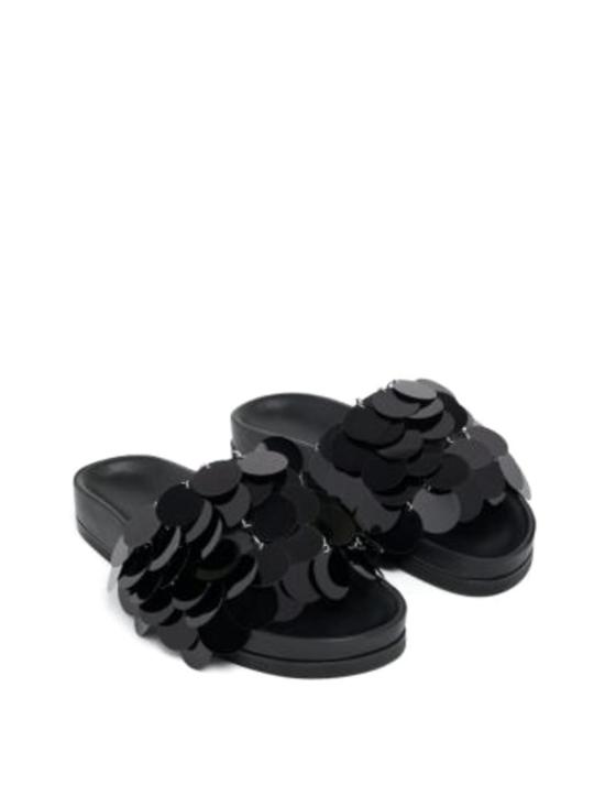  파코라반 뮬/슬리퍼 22AHH0094EMB008P001 Black - PACO RABANNE