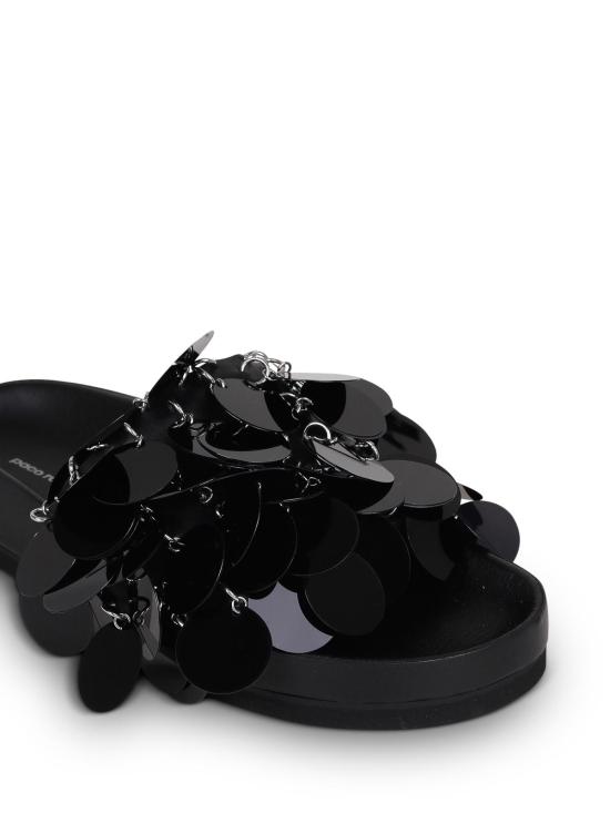  파코라반 뮬/슬리퍼 22AHH0094EMB008P001 Black - PACO RABANNE